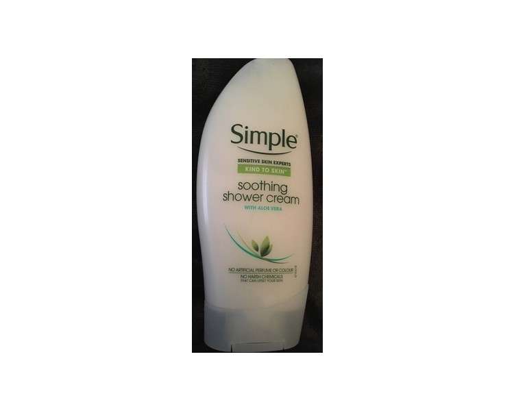 Simple Soothing Shower Cream with Aloe Vera 250ml