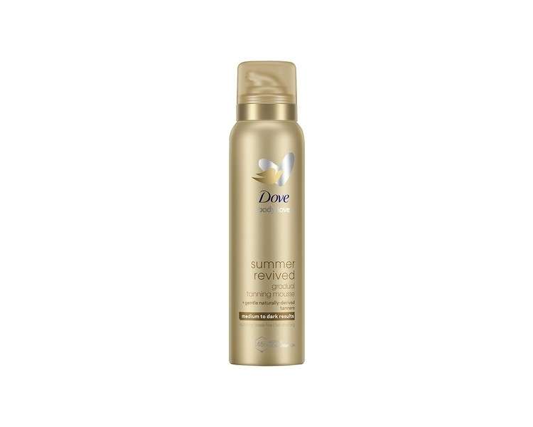 Dove Summer Revived Medium to Dark Gradual Self Tan Body Mousse 150ml