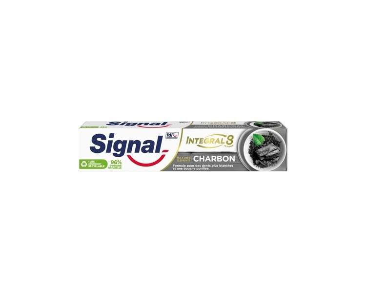 Signal Nature Elements Whitening Charcoal and Detox Toothpaste 75ml Tube