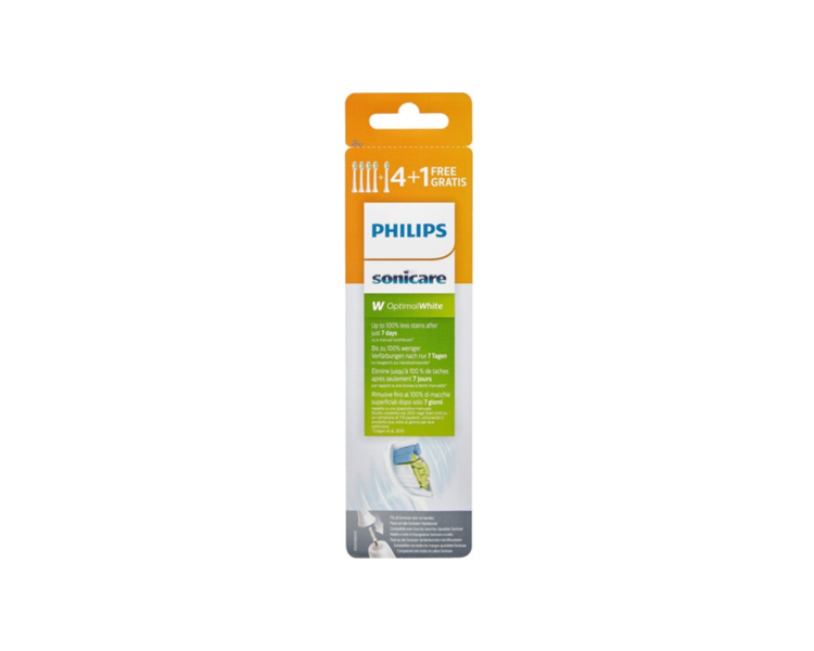 Philips Sonicare Optimal White Replacement Brush Heads HX6065 - Pack of 5