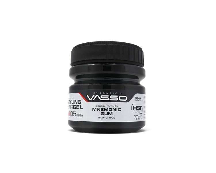 Vasso Mnemonic Gum Styling Hair Gel The Rock 500ml