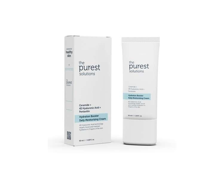 The Purest Solutions Hydration Booster Daily Moisturizer with Ceramide and 4D Hyaluronic Acid 50ml - Cruelty-Free