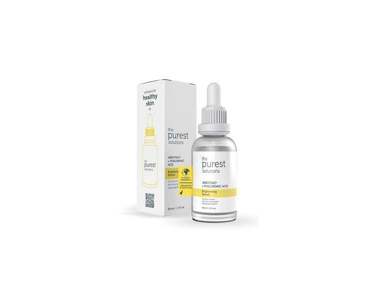 The Purest Solutions Brightening Serum Arbutin 2% and Hyaluronic Acid 1 fl oz
