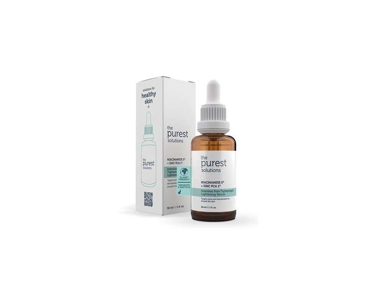 The Purest Solutions Intensive Pore Tightening & Lightening Serum Niacinamide 5% + Zinc Pca 1% 1 fl. oz