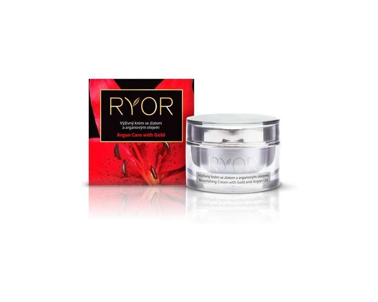 Ryor Nourishing Cream with Gold and Argan Oil