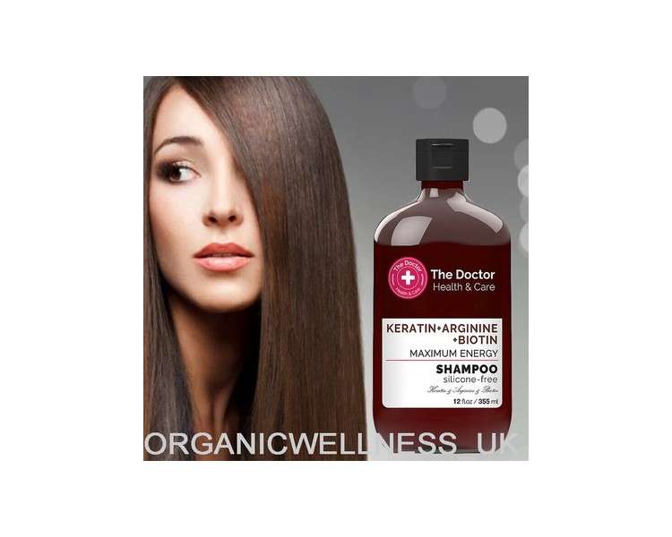 THE DOCTOR Health & Care Keratin Arginine Biotin Hair Shampoo 355ml