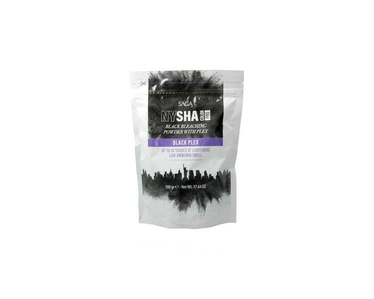 Saga Nysha Color Pro Black Bleaching Powder with Plex 500g