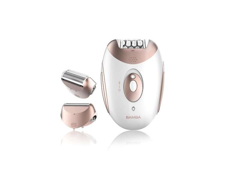 Cecotec SkinCare Depil-Action Cordless Epilator with Lithium Battery and Waterproof Design - 2 Speed Settings, Interchangeable Heads, 40 Minute Runtime