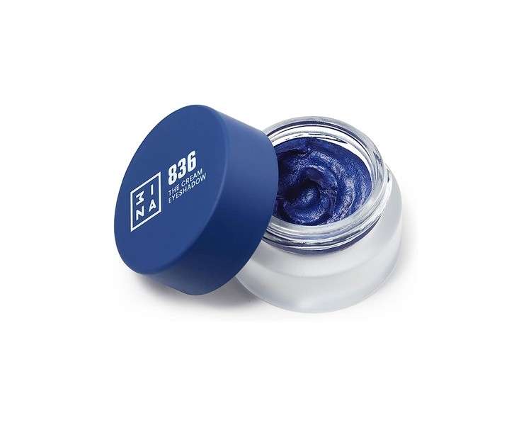 3INA MAKEUP The Cream Eyeshadow 836 Navy Blue 24H Longwearing Waterproof Formula - Matte and Shimmer Finish