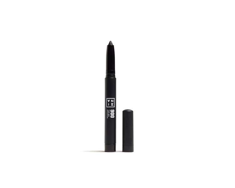 3INA MAKEUP Vegan The 24H Eye Stick 900 Black 24H Waterproof Formula Creamy Texture Eyeshadow Stick Highly Pigmented Quick Drying Matte Shimmer Metallic Cruelty Free