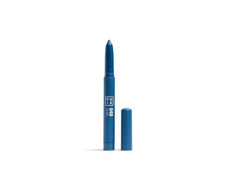 3INA MAKEUP Vegan The 24H Eye Stick 848 Light Blue Waterproof Creamy Eyeshadow Stick Highly Pigmented Quick Drying Matte Shimmer Metallic Cruelty Free