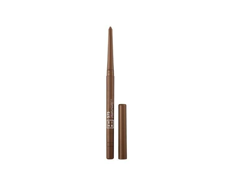 3INA MAKEUP Vegan Cruelty Free The 24h Automatic Eyebrow Pencil 575 Brown 24H Longwearing Waterproof Formula with Built-In Sharpener Fuller Looking Brows Precise Tip