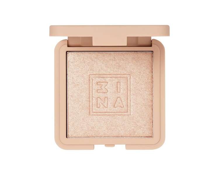 3INA Makeup Vegan Cruelty Free The Highlighter 512 Gold Silky Shimmering Radiant Glow Powder Cream Pigmented Long Lasting