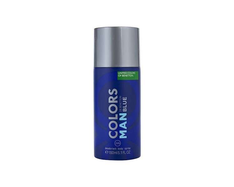 Colors De Benetton Blue by Benetton Deodorant Spray 5 oz