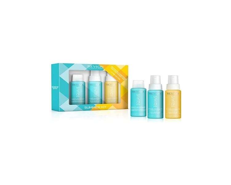 Equave Summer Kit Trio Essential Hair Care Set - Travel Size 3 x 50ml