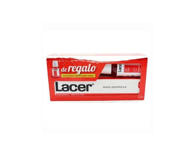 Lacer Toothpaste and Mouthwash Set 0.5ml