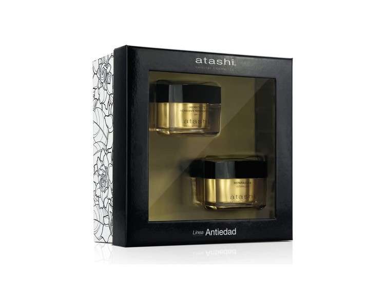 Atashi Ritual Beauty Chest Hydrate & Repair Anti-Wrinkle Repairing Cream and Redensifying Moisturizing SPF15 with Retinol 50ml + 50ml
