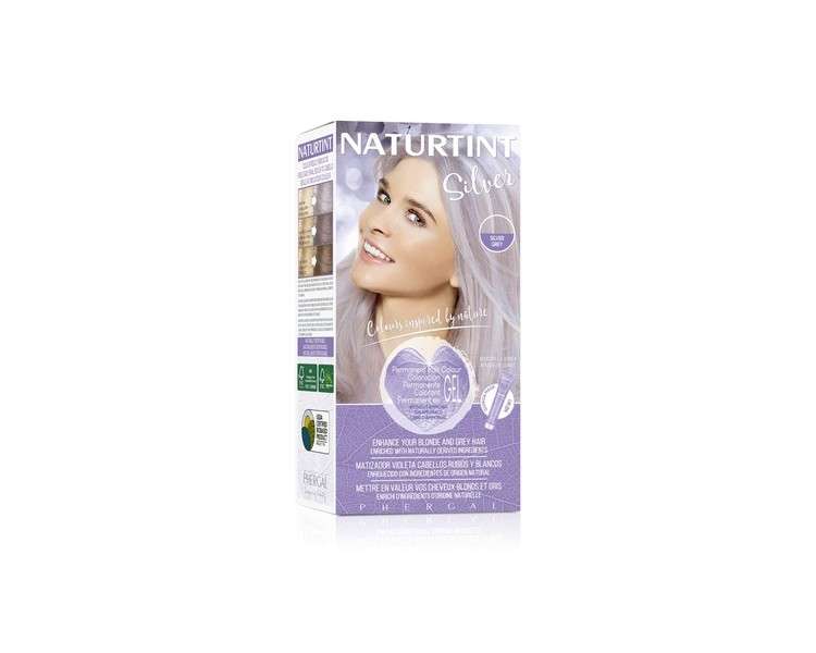 Naturtint Silver Biobased Permanent Coloration with Violet Tones 170ml