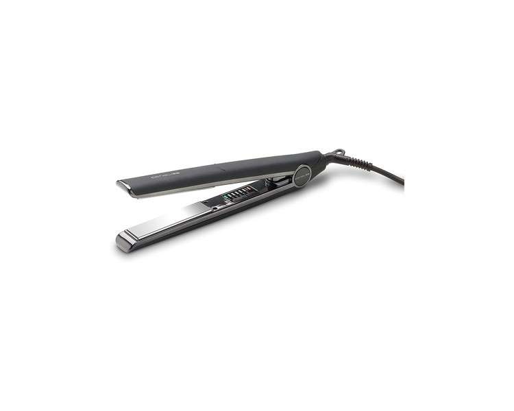 Corioliss C1 Digital Hair Straightener Professional Titanium Plates Flat Iron UK Plug Black Soft Touch