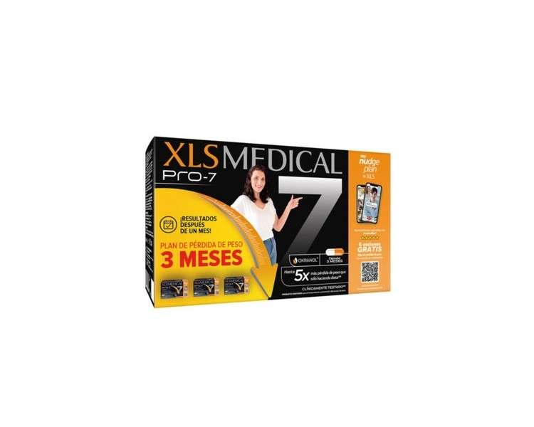XLS Medical Pro 7 Nudge Dietary Supplement 180 Capsules