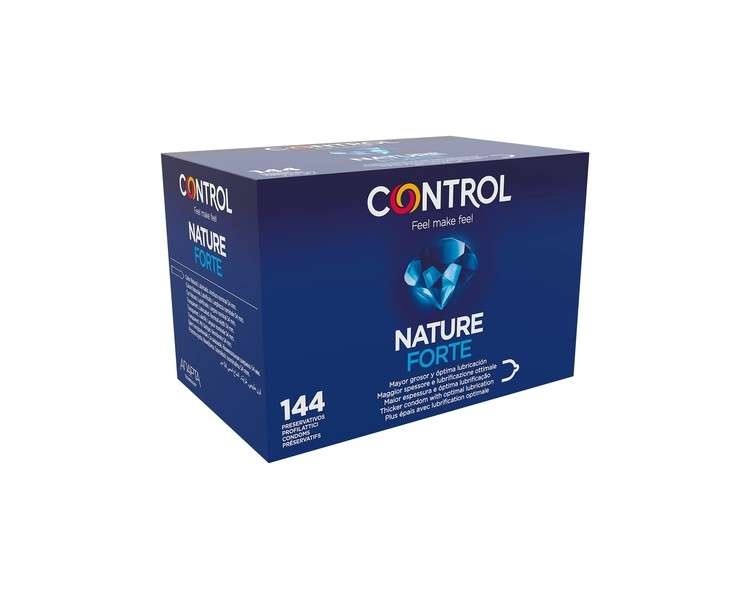 CONTROL NATURE FORTE Extra Strong Ergonomic Natural Latex Condoms - Pack of 144