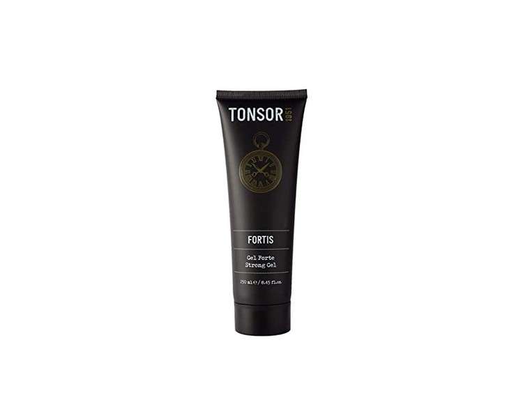 Tonsor 1951 Fortis Hair Gel for Men Strong Hold Natural Water-Based Formula 250ml