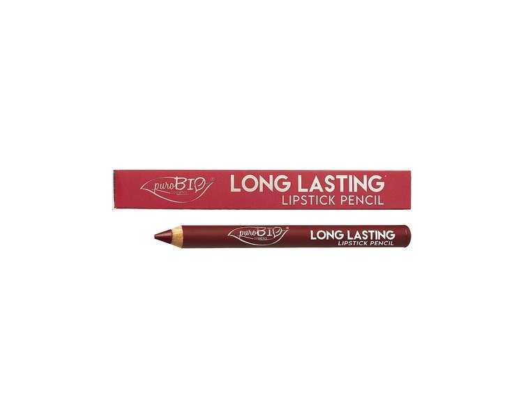 PuroBio Pure Bio Lip Line Long Lasting Pencil Lipstick Color 014L Red Strawberry