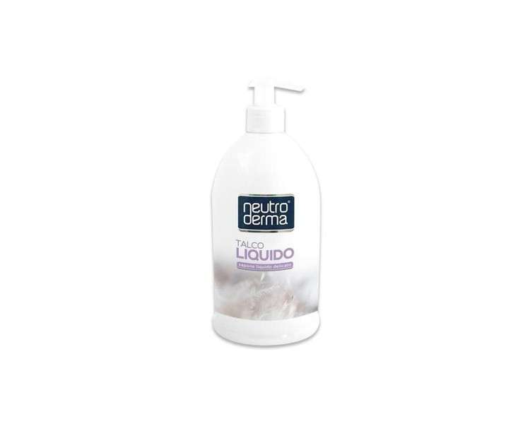 Neutroderma Talc Liquid Soap 1000ml Bottle with Doser