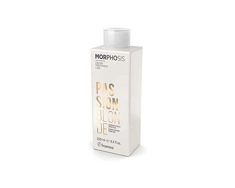 Framesi Morphosis Passion Blonde Shampoo for Hot Blonde