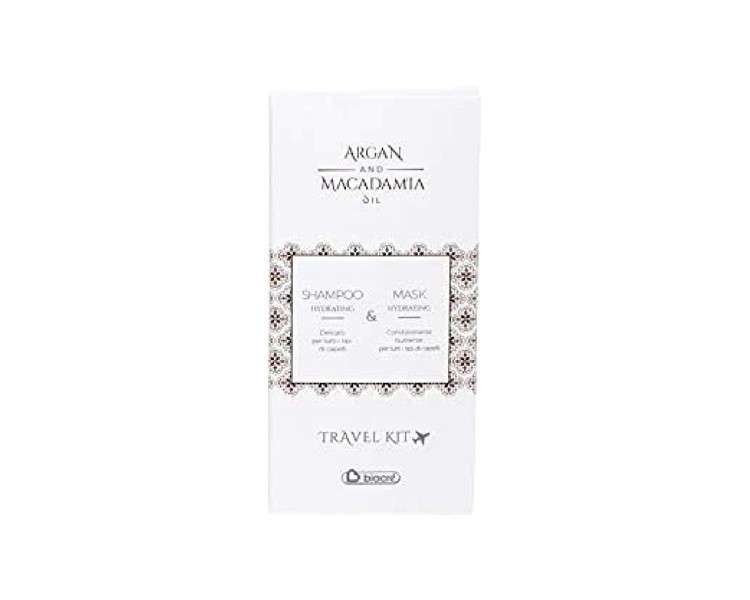 Biacrè Argan and Macadamia Travel Kit Hydrating Shampoo and Mask 100ml each