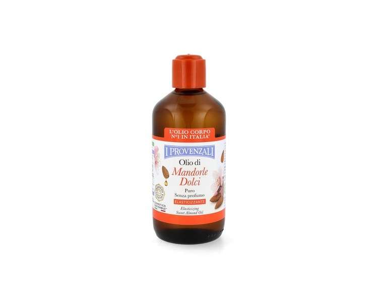 I Provenzali 100% Sweet Almond Oil 250ml Skin Care Oil for Dry Skin