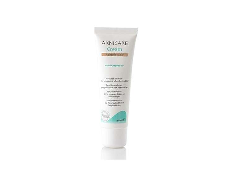 Aknicare Cream Teint Clair Color Cream for Acne-Prone Skin 50ml