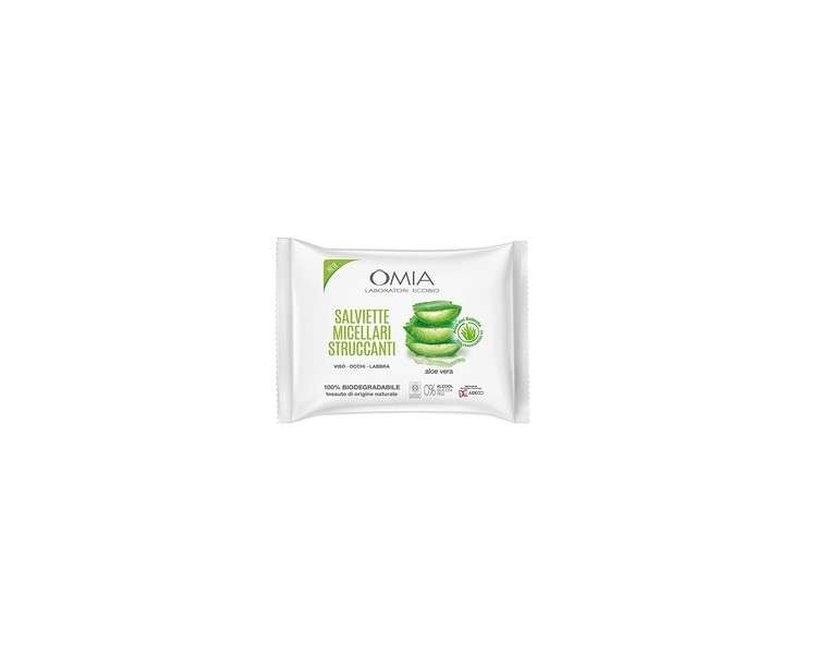 Omia Eco Bio Aloe Vera Micellar Face Cleansing Wipes 20 Wipes