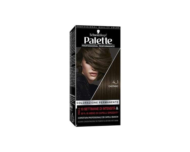 Palette Professional Performance Hair Color 4.1 Brown 115ml
