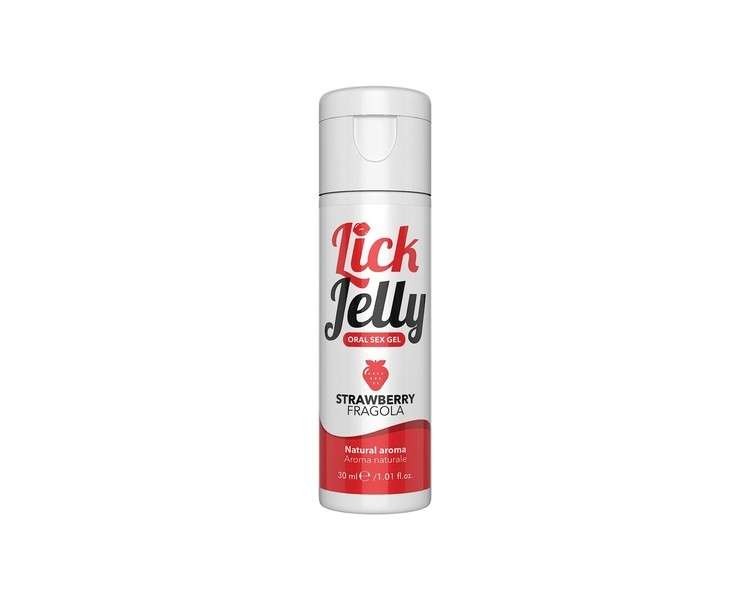 Eatable Lubricant Strawberry Lick Gelee Flavored Lubricant - Sexy XXX