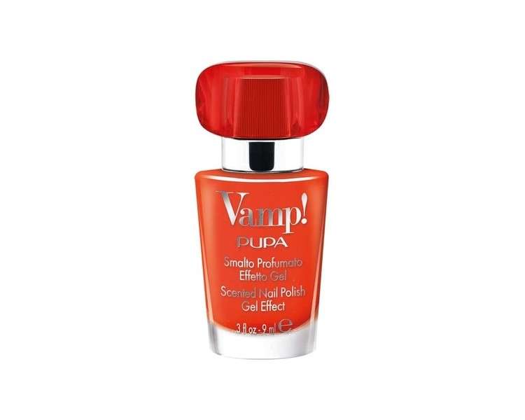 Pupa Vamp! Scented Gel Effect Nail Polish 210 Sexy Orange