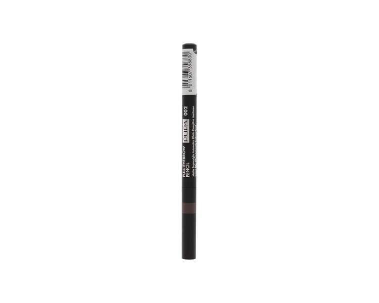 Pupa Milano Full Eyebrow Pencil 002 Brown 0.2g