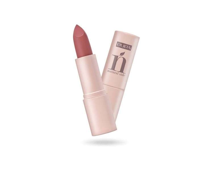 Pupa Milano Natural Side Lipstick 005 Vintage Rose for Women 0.14 oz