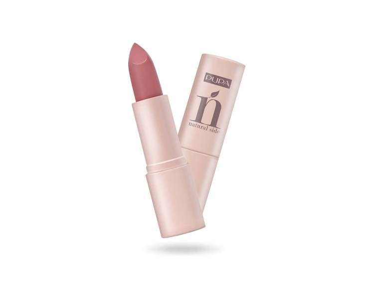 Pupa Milano Natural Side Lipstick 002 Soft Pink for Women 0.14 oz