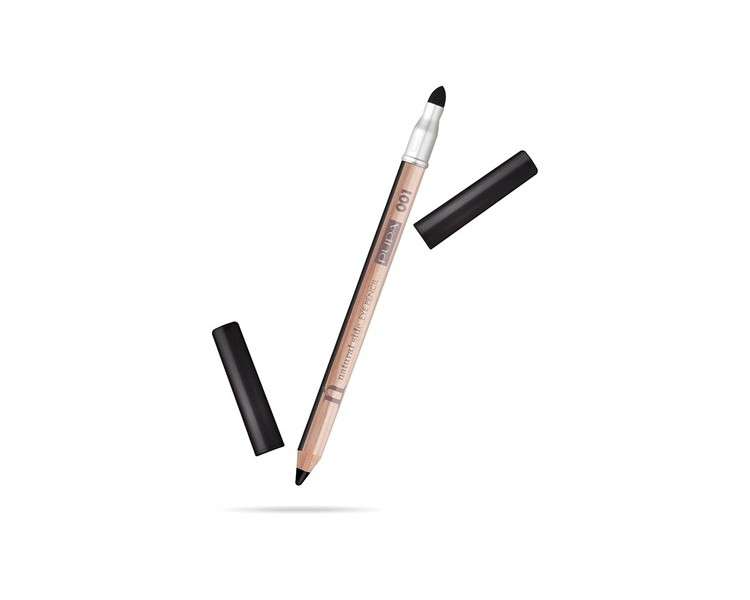 Pupa Milano Natural Side Eye Pencil 001 Deep Black for Women 0.038oz