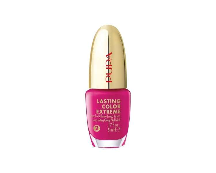 Puppe Lasting Color Extreme Nail Polish 021 Raspberry 5ml