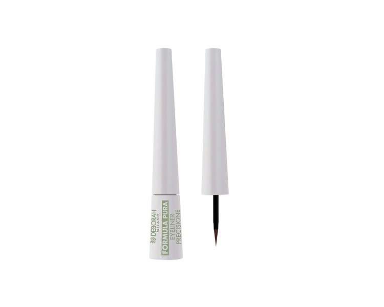 Deborah Milano Precision Eyeliner Pure Formula High Tolerance without Parabens Intense Finish 1.5g Brown