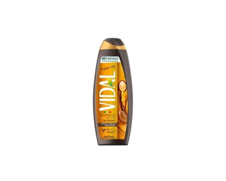 VIDAL Argan Oil Nourishing Body Wash with Organic Argan Oil 500ml