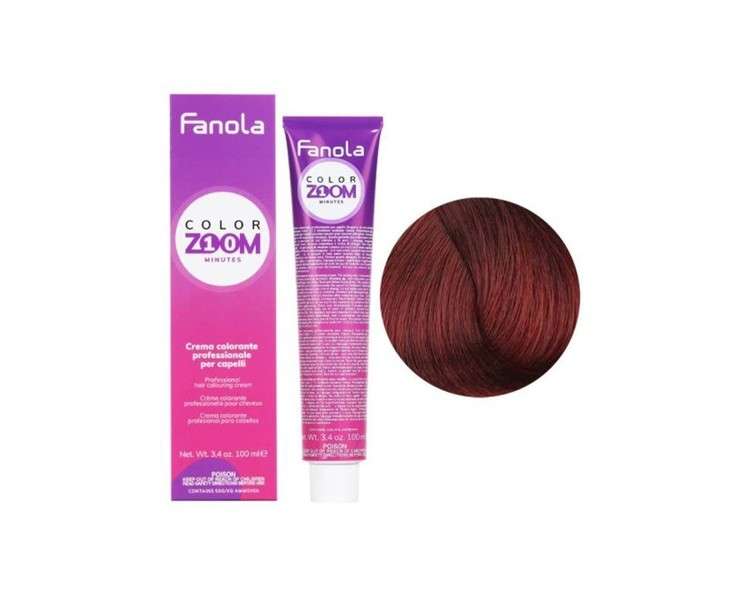Fanola Blonde Color Zoom Hair Color Cream 6.6 Dark Red 100ml