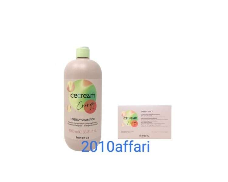 INEBRYA Energy Patch Adjuvant Prevention of Falls + Shampoo 1000