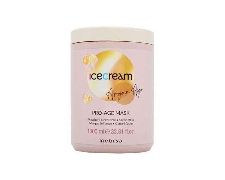 Inebrya Ice Cream Argan Age Pro Age Mask Lucentezza 1000ml