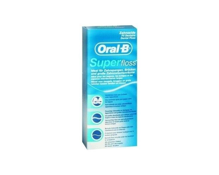 Oral B Superfloss Dental Floss 1 Pack