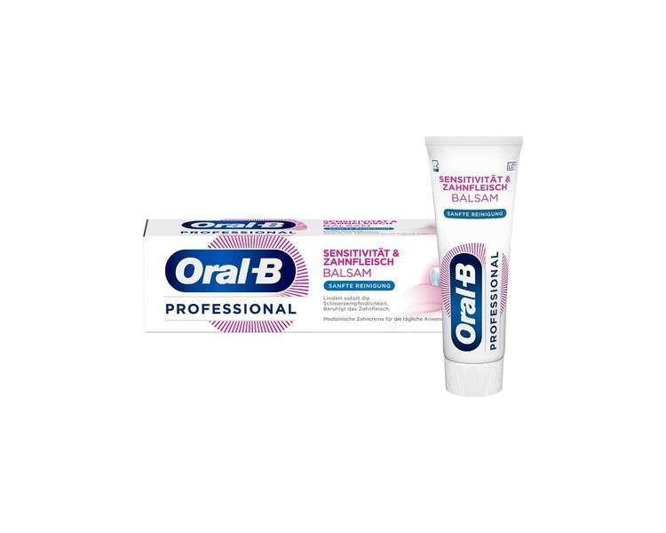 Oral-B Professional Sensitivity & Gum Balm Gentle Cleaning Toothpaste 75ml