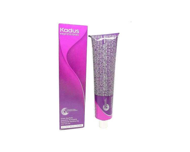 Kadus Professional Hair Coloration Creme Permanent 60ml 07/75 Medium Blonde Brown Red