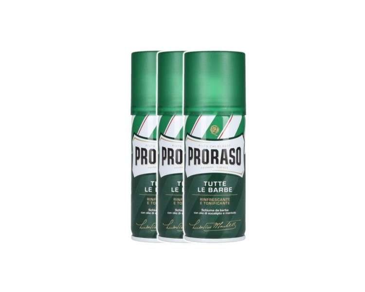 Proraso Green Line Foam Shaving Foam 100ml